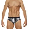 Homens swimwear marca acolchoado nadado briefs preto biquíni tiras push-up homens sexy natação surffing praia shorts mayo sungas