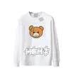 Mode Mäns Hoodies Classics Bear Print Kvinnor Sweatshirts 21SS Casual Loose Couple Pullover Hip Hop Outfit Outdoor Sport Hoodie