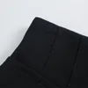 女性ブラッククラシックかわいいスカートZaポケットサマーミニスカートAラインスリムカジュアルボトムスオフィスレディ210521