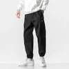 Pantaloni casual da uomo di lunghezza della caviglia di primavera Pantaloni da uomo Streetwear Joggers Skin Sweatspants Plus Size 6XL 7XL 8XL 210715