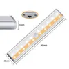 LED Nachtlampje Motion Sensor Draadloze Binnenverlichting USB Oplaadbare 20 30 40 cm Nachten Lamp voor Keukenkast Garderobe Lampen