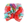 8 cali Duże Jojo Siwa Girl's Hair Bow Christmas Mas Xmas Party Headdress Santa Claus Bow Hairpin 8-calowy Księżniczka dziecięca Bowknot Klipy Barrettes G96Kemg