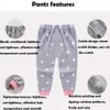 Pijamas o-pescoço para meninos e meninas crianças algodão sleepwear roupas bebê roupas crianças crianças conjunto g1023
