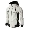 Men Winter Style Jott Printed Lapel Zipper Jacket High Quality Man Hood Harajuku Trendy Warm Windproof Sports Windbreaker