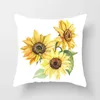 3D Sunflower Cushion Covers Decorative Pillows Cover Hand Painted Flower Throw Pillow Case Sofa Seat Home Decor A05