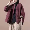 Johnature, chaquetas Vintage para mujer, abrigos de lino y algodón de Color sólido, bolsillos de retazos con botones, chaquetas sueltas de primavera para mujer 211126