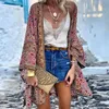 Boho Kimonos Woman Japanese Kimono Cardigan Cosplay Blouse para mulheres japonesas yukata feminina praia de verão quimono 210401