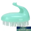 1 st silikon hårbotten massage borste tvättkam mini huvud meridian massage bred tand handhållen kam fabriksexpert design qual6493625