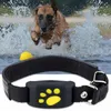 Honden Honden Cats GPS Tracker Security Alarm Collar Anti-Lost Apparaat Real Time Tracking Locator Kitten Puppy Collars met app