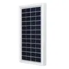 5W 12V Pannello solare Polisilicon Potenza Risparmio energetico con cabel 3M DC