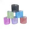 Servet ringen plastic gesp mesh wrap ring servetete houder hotel bruiloft accessoire tafel decoratie