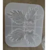 Ferramentas de pastelaria de cozimento Menina com flauta epóxi resina moldes DIY anjo gesso silicone molde artesanal artesanais ferramenta de jóias