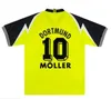Retro Borussia Futbol Forması Lewandowski Reus Metzelder Dede Moller Amoroso Rosicky Bobic Classic Yetişkin Futbol Gömülü