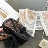 Женщины Мода Ins Тонкая Кружева Нижнее белье Sexy Без Рукавов Bustier Корсет Корейский Одежда Camis R094 210527