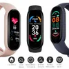 2021 النسخة العالمية M6 الفرقة ساعة ذكية الأساور الرجال النساء Smartwatch اللياقة البدنية الرياضة سوار لساعات أبل هواوي Xiaomi Mi Smartband