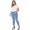 Frauen Jeans Frauen Liberjog Plus Größe Frauen Elastizität Schlank