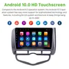 Android 10.0 Radio dvd de voiture 9 pouces Lecteur 2 Go de RAM GPS Navi Bluetooth pour 2006-Honda Jazz City Auto AC Conduite à gauche avec DVR 1080P