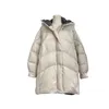 FuitAylor Winter Women 90% Vit Duck Down Coat Jacket Loose Medium Kvinna Parka Oversize Snow Outwear 211011