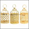 D￩cor Maison Jardin Bougeoirs Chandelier En Métal Nordique Lanterne Cage À Oiseaux Vintage Forgé Rétro Décorations De Mariage Décor Moderne Pour Onglet