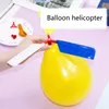 Parti Dekorasyon Çocukları Komik Balon Helikopter Başlatıcı Oyuncak Set Güçlü Yarışçılar Oyuncaklar P9YB