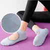 Atmungsaktive Anti-Reibung Frauen Yoga Socken Silikon Non Slip Pilates Fitness Gym Sport Quick-Dry Sport Dance Socke