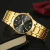 Wwoor luxe armband gouden horloges voor mannen analoge quartz automatische datum klok mannelijke sport waterdicht relogio masculino 210527