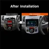 9 inç Android Dört Çekirdekli Araba DVD Radyo Stereo Çalar GPS Navi 2009 2009 2010-2012 Kia Forte (AT) HD 1024 * 600 ile