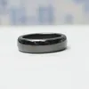 Black Magnetic Hematite Basic Ring Band for Jewlery Necklace Making Accessories Size 7 8 9 10 11 12 13