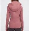 Hoodies Femininas Zipper Grosso Gola de Estado Quente Esportado Casaco de Desporto Lazer Treinamento de Yoga Running Fitness Jacket