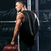 Muscleguys летний мужской танк верхушка повседневная спортивная тренировка мужчина сетки синглетты тренажерный зал фитнес одежда бодибилдинг рубашка без рукавов 210421