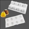 Bakmods Bakeware Kitchen, Dining Bar Home Garden 8 Haviteter 3d Easter Egg Form Cake Mold Sile Truffle Mousse Molds Candy Chocolate DE