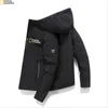 Vårhösten Mens National Geographic Selling Fiske Jacka Windbreaker Hoodie Zipper Jacka Fiske Kläder Topp 211009