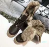 الشتاء الساخن بيع أحذية الأزياء أحذية الثلج من جلد الغزال دافئ 35-41 حزام