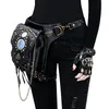 Waist Bags Unisex Steampunk Bag Steam Punk Retro Rock Gothic Goth Shoulder Packs Victorian Chain Drop Leg Thigh Holster