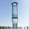 Clear Hookahs 19 "유리 봉고 3 챔버 ICE 핀치 스트레이트 허니 콤 디스크 Perc 돔 샤워 헤드 물 파이프 18mm 여성 조인트 확산 다운 시스템 Dab rigs Bowl WP522