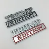 7.3 * 3cm Trumpbil Plast Klistermärke Dekoration USA: s presidentval Trumps Supporter Body Leaf Board Logo WLL1187