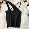 Sexy Cross Beauty Back Primer Slim Female Camisole Summer Hollow Out Crop Top Multicolor Vest Soft Girl Yoga Outfit