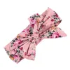 ins kids girls Bohemian fruit cotton Headband new good quality baby girl bow flower printed Turban Head Wrap bow Knot Soft