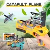Bubble Catapults Drone Accessoires pour OneClick Ejection Toys Fun Foam Airplane Model Random Color Aircraft Kids Catapult Plane 7476351
