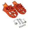 Pedals Motocross Footrest Footpegs Motorcycle Foot Pegs Aluminum Wide7818312