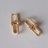 WPB Titanium Earrings نسخة عالية الجودة ارتباط أقراط النساء Q0603255N