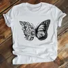 Vêtements pour femmes dessin animé papillon des années 90 à manches courtes été mode vêtements imprimé T-shirt femme T-shirt haut graphique T-shirt femmes