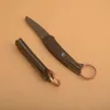 1pcs di alta qualità 7150 coltello pieghevole flipper 8CR13MOV Blade in titanio in titanio GRN maniglia per esterni sopravvivenza EDC COLTELLI PASSCA