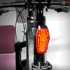 Luci per bici Fanale posteriore USB LED Fanale posteriore per bicicletta Modalità multipla Avviso ciclismo Guida notturna per scooter pieghevole