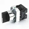 XB2-BD21 BD25 2/3 Position Latching Self-locking Selector Push Button Switch Momentary Self-Reset