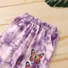 bambini che coprono gli insiemi ragazze Tie dye abiti bambini Butterfly Top + pantaloni 2 pezzi / set Primavera Autunno moda Boutique vestiti per bambini