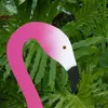 Tuin Flamingo Wind Indicator Grillige Roterende Vogel Sculptuur Absoluut Prachtig Unieke Dynamische Vogel Tuin Yard Decoratie Q0811