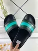 Mode vrouwen en mannen dia's zomer slippers strand indoor platte sandalen huis flip flops slipper meer kleur schoenen met doos maat 35-46