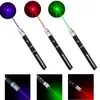 405Nm 530Nm 650Nm Laser Pointeur Laser Lumière Laser Stylo Laser Sight 5MW Haute Puissance Vert Bleu Rouge Point Pointeur Militaire