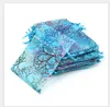 100 Pcs RAINBOW Coral BIG SIZE Organza Jewelry Gift Pouch Bags Drawstring Candy Bags236M